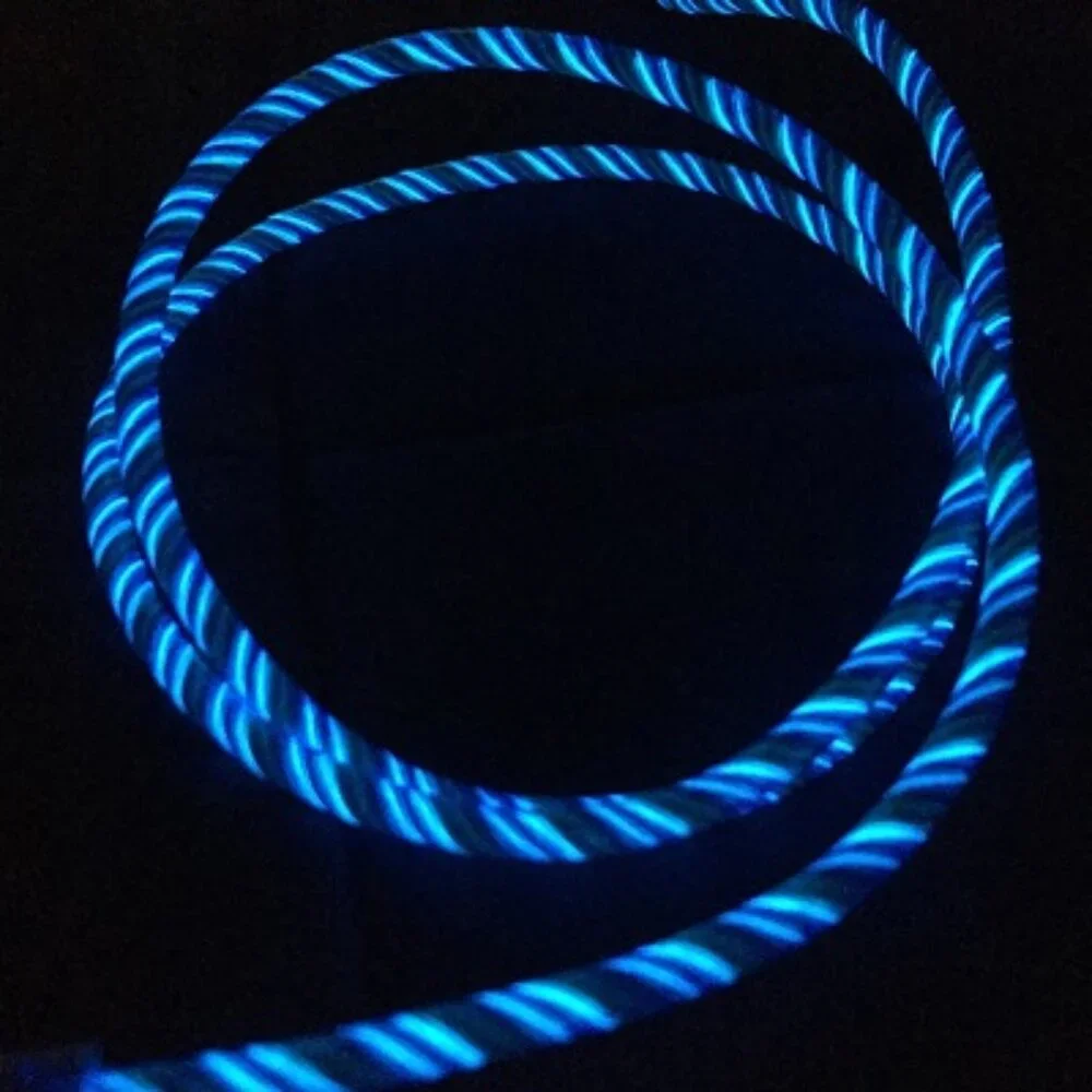 iPhone Data Sync Flowing LED Light Bands Charger Cable